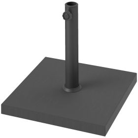 Outsunny Patio Umbrella Base, 32 lbs Concrete Heavy Duty Umbrella Base