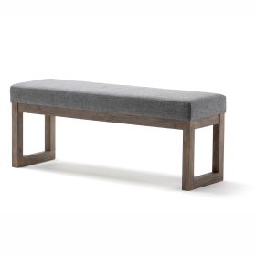 Milltown - Large Ottoman Bench - Grey